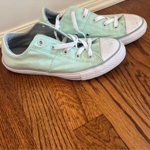 Converse Mint Green Kids Sneakers
